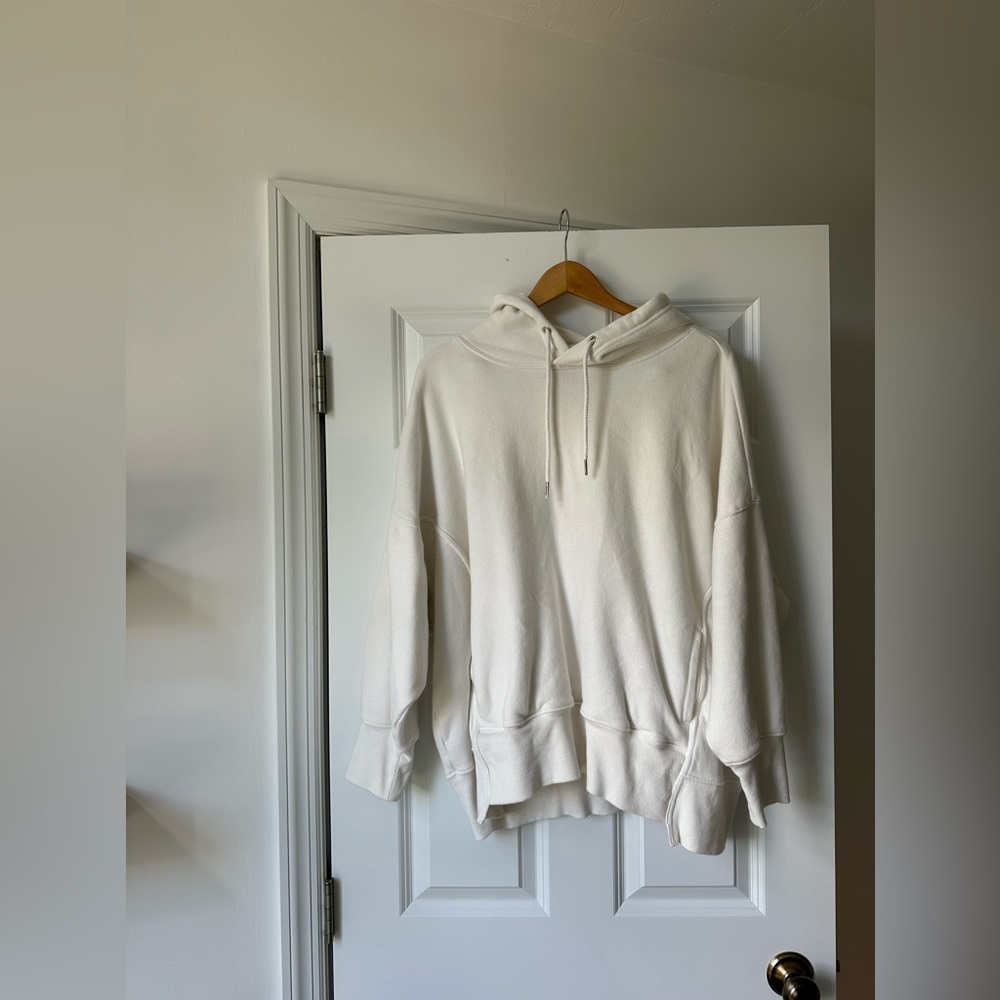 Free People Sprint To The Finish Hoodie - Ivory